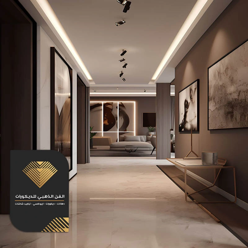 ديكورات خشب للمداخل حي المودة بجدة