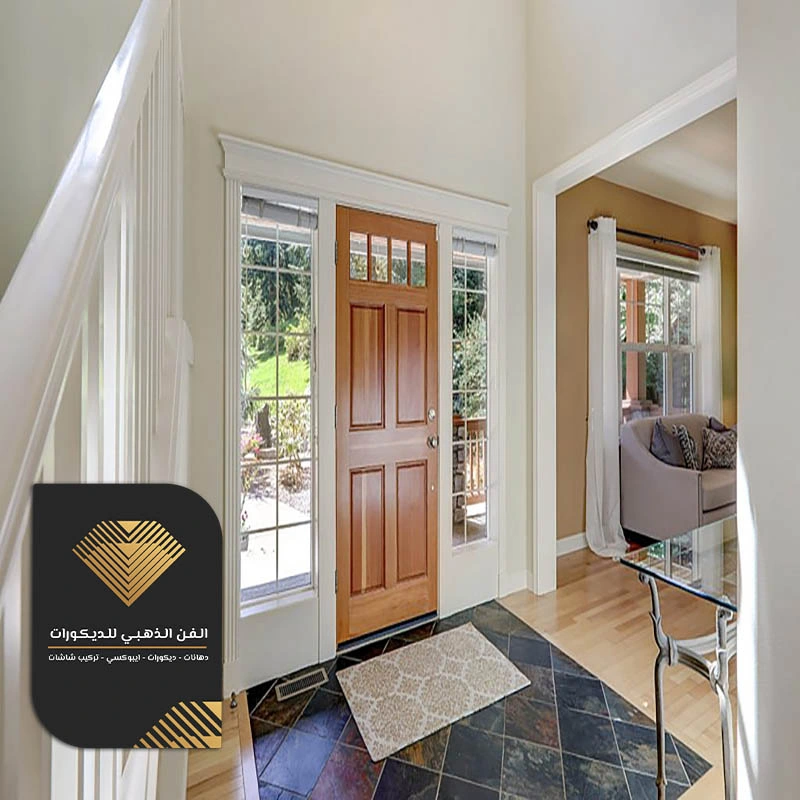 ديكور مداخل واستقبال حي الروضة في جدة