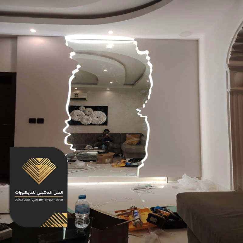 تركيب مرايات مداخل حي الصفحة في جدة