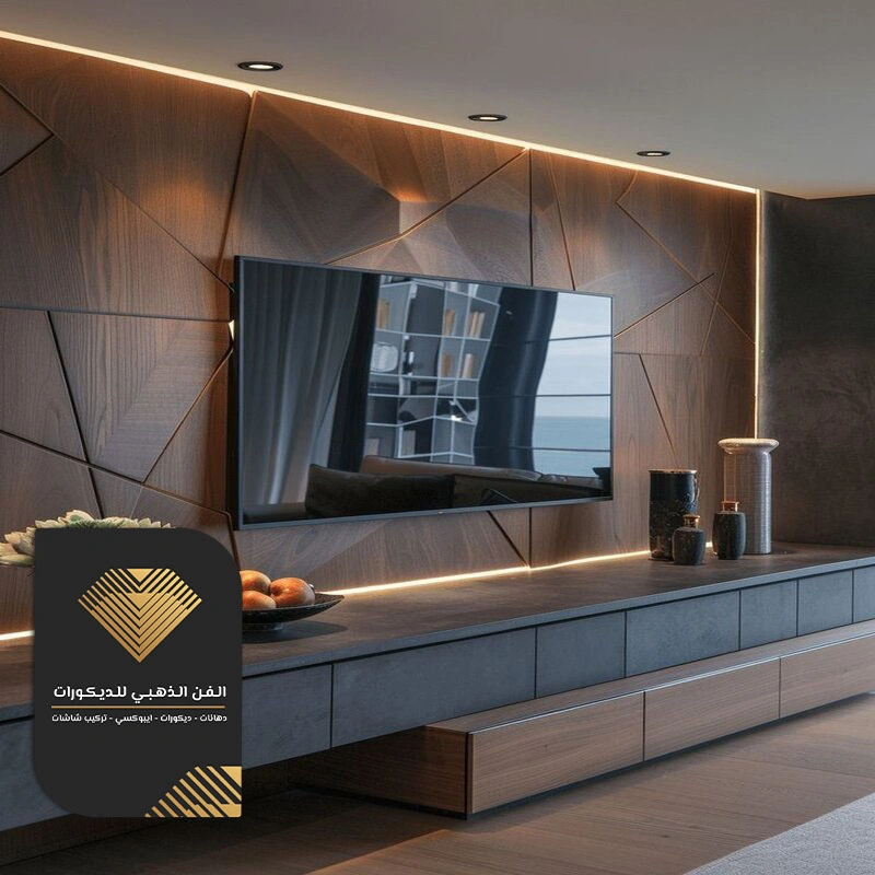 ديكور تلفزيون جدار جدة حي الشويضي
