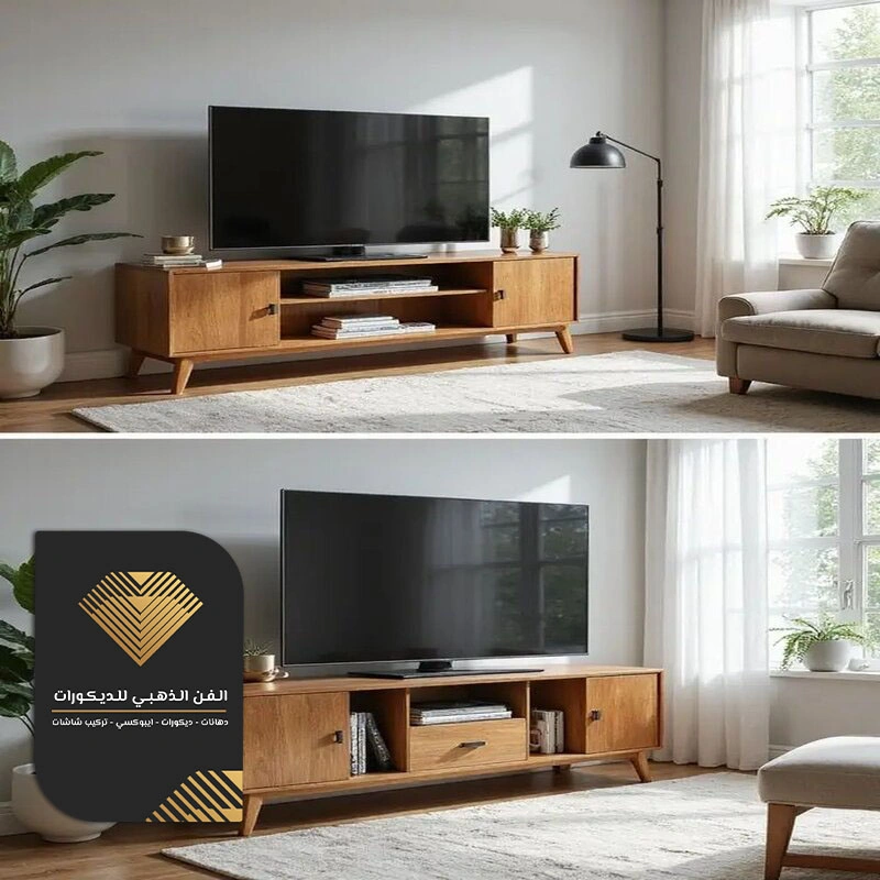 طاولات تلفزيون خشب جده حي مريخ